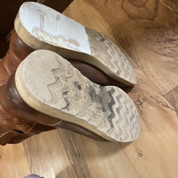 Red Wing PECOS Pull On Leather Boots 7.5 E Wide USA Made main image 10